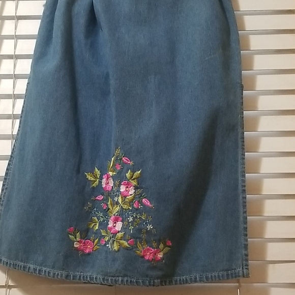 S&W DENIM DRESS & EMBROIDERED JACKET SM - Picture 4 of 8